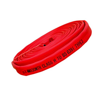 Lay Flat Fire Hose 51mm x 30m | Class H | 2100 kPa Working Pressure | Durable Rubber by Firebox