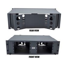 3RU Sliding Fibre Enclosure for 8 Panels | 96 Fibre Capacity | Durable Design | Easy Access by Matchmaster