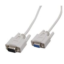 DB9 Serial Extension Cable | 2M Length | Male to Female | Durable Design by Unbranded