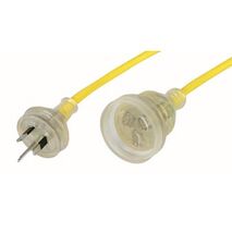 Extension Lead 15M | HD 240V | 10A Clear Plug | Durable Design by Unbranded
