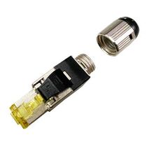 Category 6A Fully Shielded RJ45 Plug | Field Termination | Bag of 10 by Matchmaster