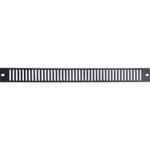 Panel Vent 1RU Black | Optimized Airflow | 19-Inch Rack Mount by RM