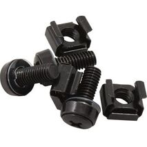 Cagenut M6 Black 40 Pack | Durable Steel | Corrosion Resistant | Easy Installation by Cagenut