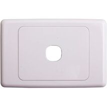Wall Plate 1 Gang | Durable Design | Easy Installation | Versatile Use by Brand