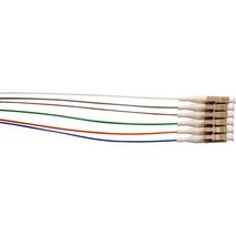 Fibre Pigtails OM4 50um 6-Fibre LC | 900um | High Performance | 6 Pack by MSS