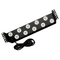 Power Rail Horizontal 10 Way 10AMP | Ideal for Home & Office | Durable Design by Matchmaster