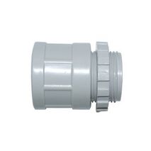 Adapter Plain to Screw Fitting 40mm Grey