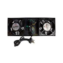 Double Fan Rack Module | 350mm Size | Efficient Cooling | Compact Design by Brand