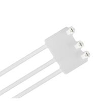 Cable Tie Ty-Rap Identification (ID) Triple Tab 184 x 4.8mm Natural