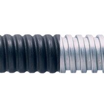 CONDUIT SP EXTRA FLEX GALVANISED STEEL PVC NC10X25M BLACK