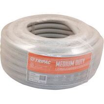 Tripac Medium Duty PVC Corrugated Conduit Grey 20mm X 20m