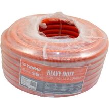 Tripac Heavy Duty PVC Corrugated Conduit Orange 20mm X 25m