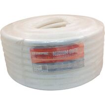 Tripac Medium Duty PVC Communications Corrugated Conduit White 25mm X 50m