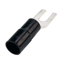 Forked Spade 10mm2-4mm Blk