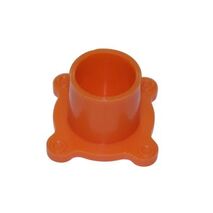 Mini Locating Flange PVC 25mm Orange