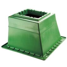 PILLAR BASE WITH INSERTS GREEN