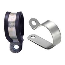 STAINLESS STEEL P CLIP PVC INSERT M32