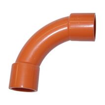 Standard Bend Fitting PVC 32mm Orange