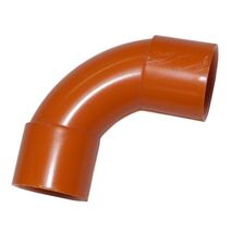 Solid Elbow Fitting PVC 20mm Orange