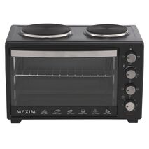 30L Countertop Oven with Hot Plates | 1600W Power | Variable Temperature Control 100-250°C | GAF