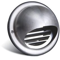 Stainless Steel Dome Grille | 125 mm Duct Size | Ember-Proof Mesh & Bushfire Compliant | Allvent