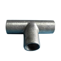 Conduit Fitting Tee | Galvanized Steel & 316 Stainless Steel | Push On Locfit Design | 32mm by United Manufacturers Australia