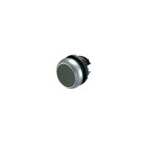 Momentary Pushbutton Switch | Black Button & Titanium Bezel | RMQ-Titan Series by Eaton