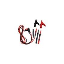 Safety Test Lead Set with Alligator Clips & Probe Pins | Red & Black | Non-Fused Design by Eaton