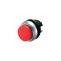 Momentary Pushbutton Switch | Extended Design | Red Color | Titanium Bezel by Eaton