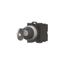 Key Operated Switch | 2 Positions | Titanium Bezel & NC/NO Contacts | Eaton