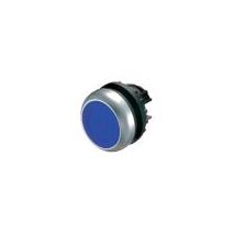 Illuminated Push Button Switch | Maintained Operation | Blue Color | Titanium Bezel by Eaton