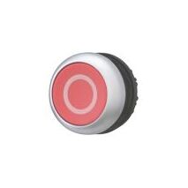 Red Momentary Pushbutton | Flat Design | Titanium Bezel | Compact Size by Eaton
