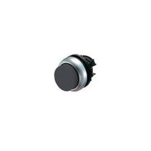 Momentary Pushbutton Switch | Black Actuator & Titanium Bezel | CE Marked by Eaton