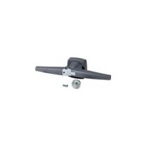 Rotary Door Handle with Padlock | 90° Switching Angle | Gray Color | Eaton K5DG/P