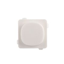 Blank Button Mech Wafer White