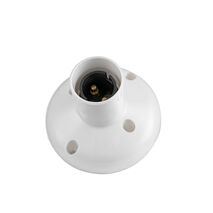 Large BC Lamp Holder Socket With Skirt And Base Plate