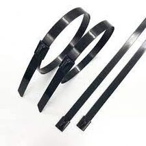 316 Grade Stainless Steel Cable Ties | Coated for Durability | 360mm x 7.9mm | 50 Pack by Tuff