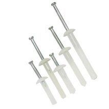 Nail Inn Anchor Mushroom Head 6.5mm | Durable Nylon | Pack of 25 by Tuff