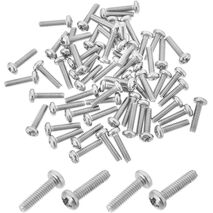 Pozi Round Head Metal Thread Zinc Screw | 5/32" Diameter | Corrosion Resistant | 100 Screws by Tuff
