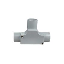 32mm Inspection Tee | Durable Plastic | Easy Access for Inspection | Conduit Systems by GTS