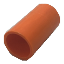 20mm Solid Coupling | Durable Plastic | Bright Orange Color | Secure Connection by GTS