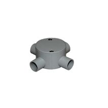 20mm Four Way Shallow Junction Box | Durable Construction | Space-Saving Design | 4 Entry Points | GTS