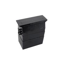 Victorian Cut Out Fuse 22mm BW | Classic Design | Black Finish by GTS