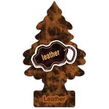Leather Air Freshener | Long-Lasting Fragrance | Easy Hanging Design | Single Pack by CW Brands