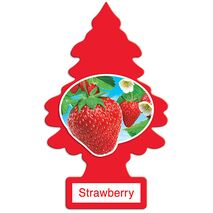 Strawberry Air Freshener | Single Pack | Long-Lasting Scent | Easy Hanging Design by CW Brands