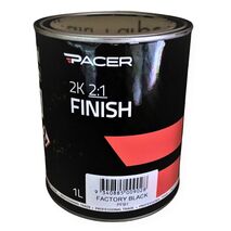 2K Automotive Paint 1L | Factory Black | Glossy Finish & Deep Coverage | by CW Brands