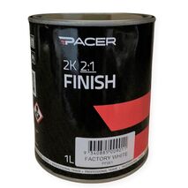 2K Automotive Paint Factory White | 1 Litre Volume | UV Resistant & Durable Finish by CW Brands