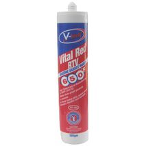 High Temperature RTV Silicone Gasket Maker | -80°F to 650°F | Flexible & Leak-Proof | 300ml by CW Brands