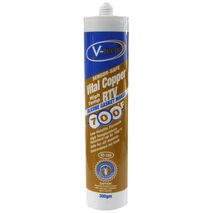 RTV Silicone Gasket Maker | -62°C to 370°C | Oil Resistant & Flexible | Copper by CW Brands