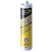 Multipurpose RTV Silicone Sealant | 100% Silicone | Temperature & Chemical Resistant | Clear by CW Brands